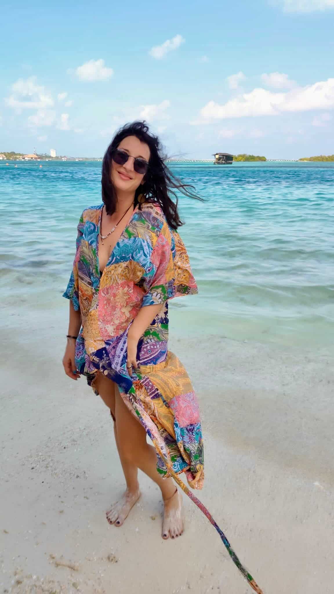 I found a place where the ocean is bluer and life feels lighter 💙🐚 #maldives