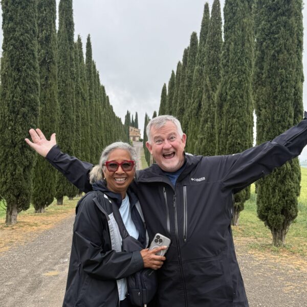 Happy to be in Val d’Orcia