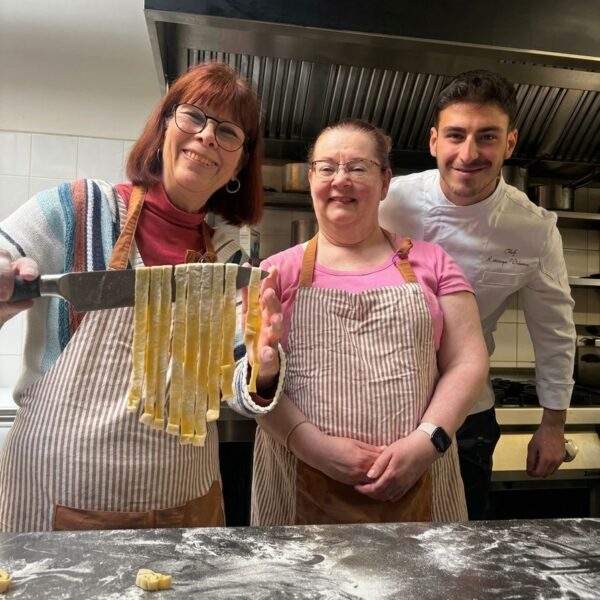 Homemade tagliatelle