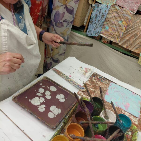 Marbled Paper work in progress