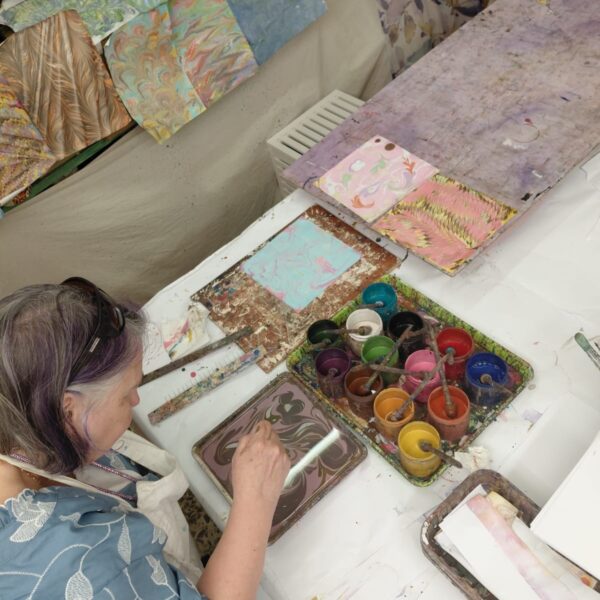 Marbled Paper workshop