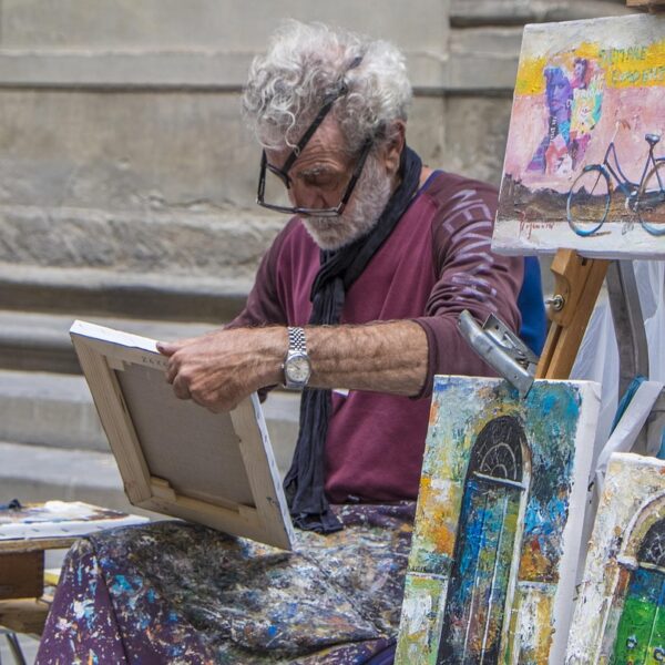 painter, art, firenze, street artist