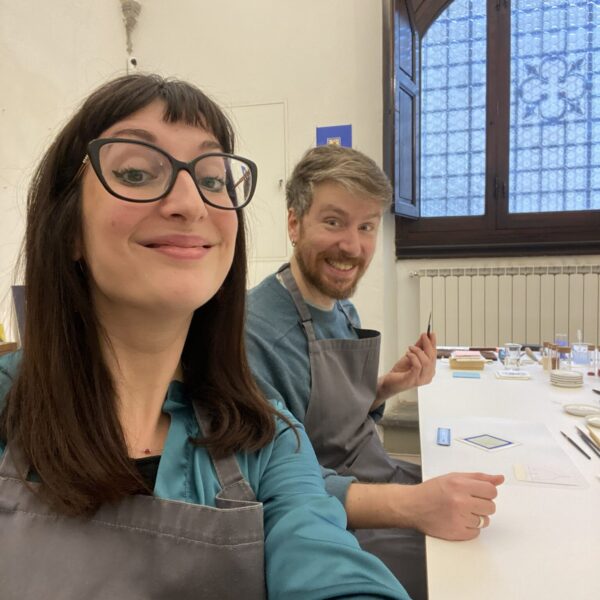 medieval painting workshop
